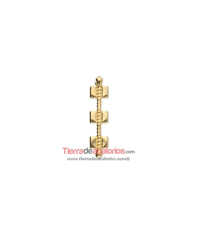 Conector Kalogeros para Tila Miyuki, Dorado Conector Kalogeros para Tila Miyuki, Dorado