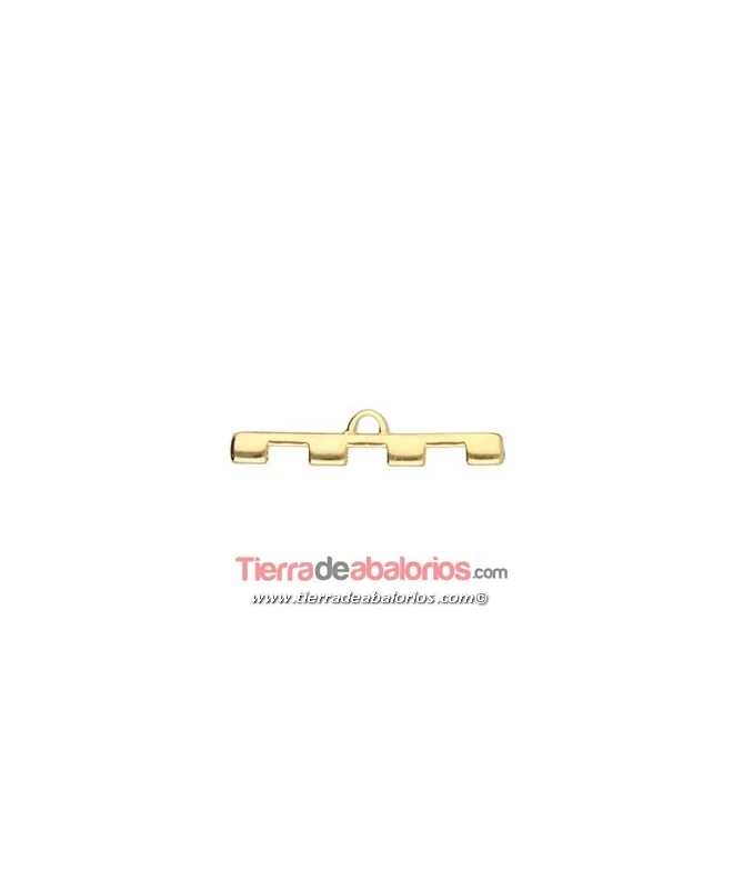 Terminal Soros IV para Tila Bead Miyuki, Dorado Terminal Soros IV para Tila Bead Miyuki, Dorado