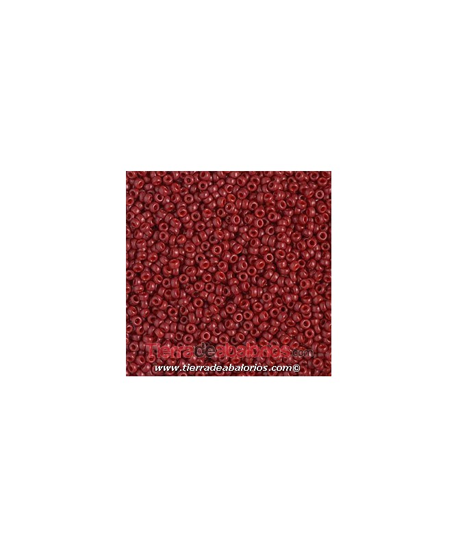Rocalla Miyuki 8/0 Duracoat Opaque Dyed Red