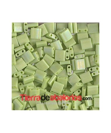 Tila Bead Miyuki 5mm TL0416FR Matte Opaque Chartreuse AB