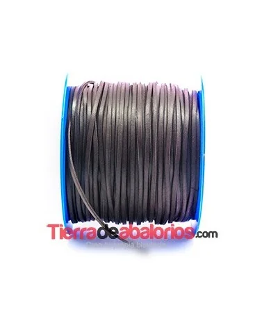 Lato Tireta Plana 2,6mm, Marrón