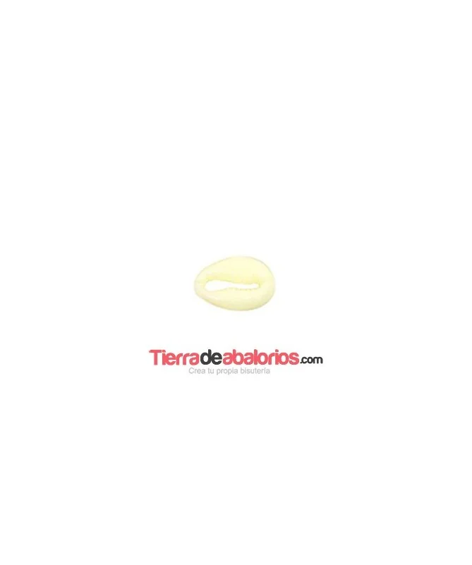 Concha Acrilica 13x18mm, Marfil Concha Acrilica 13x18mm, Marfil