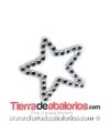 Estrella de Cristal Termo-adhesivo 32x30mm