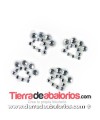 Huellas de Cristal Termo-adhesivo 10x12mm