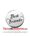 Conector Moneda 15mm Best Friends, Plata de Ley