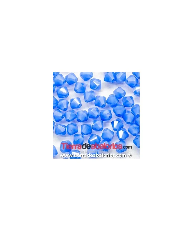 Tupi Bohemia 4mm - Capri Blue Opaco (50 uds.)