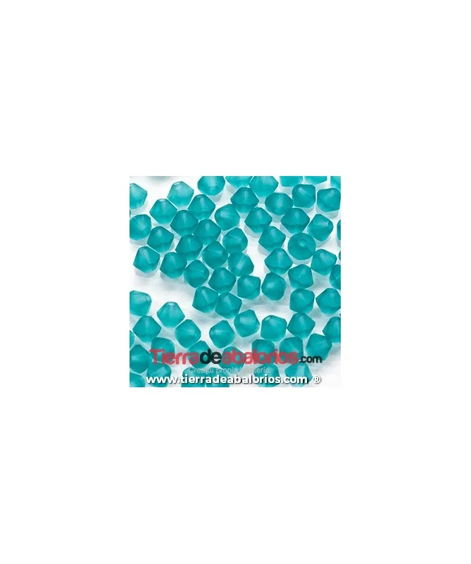 Tupi Bohemia 4mm - Blue Zircon Mate (50 uds.)