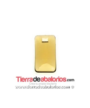 Plexyglass Colgante 35x18mm, Ambar