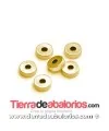 Aro Liso 6x2mm Agujero 1,8mm, Dorado