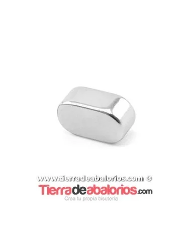 Terminal Doble 24x10mm 2 Agujeros de 10mm, Plateado
