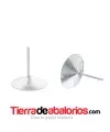 Pendiente Cono 14mm para Rivoli 14mm, Plata de Ley