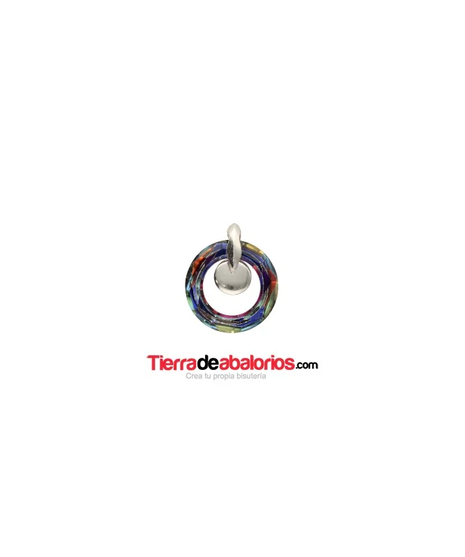 Porta Colgante para Cosmic Ring Swarovski, Plata de Ley
