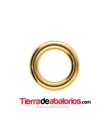 Anilla Cerrada 23mm Grosor 4mm, Dorada