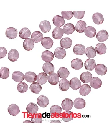 Facetada 4mm Lila