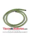 Aros de Arcilla 4x1mm Agujero 1mm, Verde Oliva