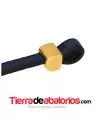 Terminal para Cuero Plano de 5mm, Dorado