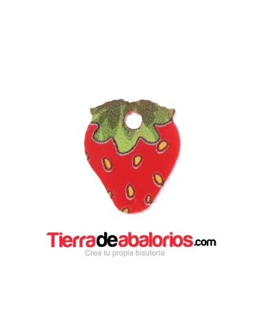 Colgante Metacrilato Fresa 12x10mm