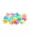 Bola Acrilica 8mm Agujero 2mm Cara Sonriente (50 uds)