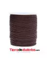 Hilo de Algodón Redondo 1mm - Marróin Chocolate