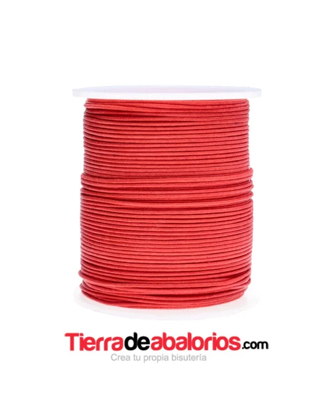 Hilo de Algodón Redondo 1mm - Rojo