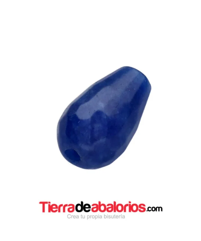 Sodalita Gota Facetada 11x6mm Agujero 0,8mm