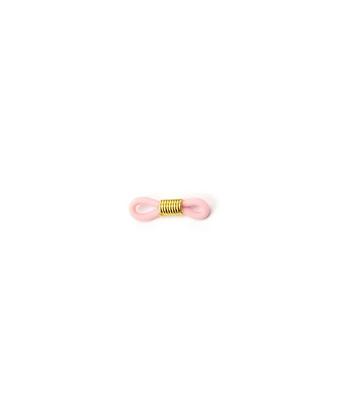 Goma para Gafas con Espiral Rosa-Dorado