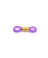 Goma para Gafas con Espiral Lila-Dorado