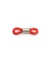 Goma para Gafas con Espiral Rojo-Plateado