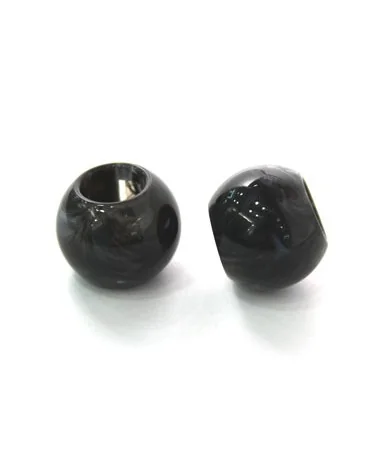 Resina Bola 20mm Agujero 10mm Negro Resina Bola 20mm Agujero 10mm Negro