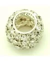 Bola Filigrana 23mm Agujero 11mm con Swarovski, Plateada