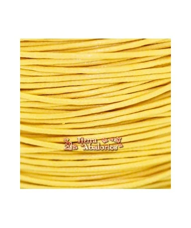 Hilo de Algodón Redondo 1mm - Amarillo