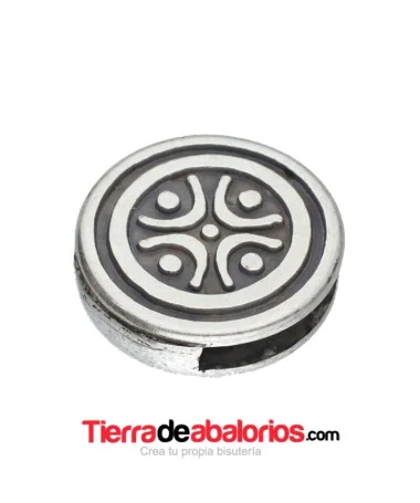 Estela Cántabra Pasador 18mm Agujero 13x3mm, Plateada