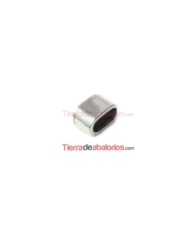 Entrepieza 13x8mm, Agujero 10x5mm, Plateada