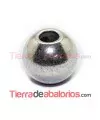 Bola 10mm Agujero 5mm, Plateada