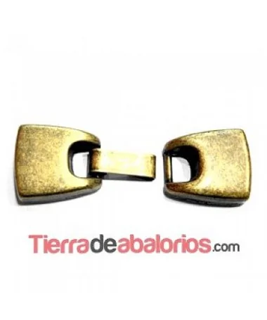 Cierre con Trabilla Agujero 13x3mm, Oro Viejo