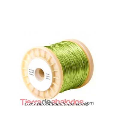 Hilo de Aluminio Moldeable 1,5mm, Verde Oliva Claro