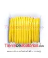 Cordón de Cuero 2mm - Amarillo