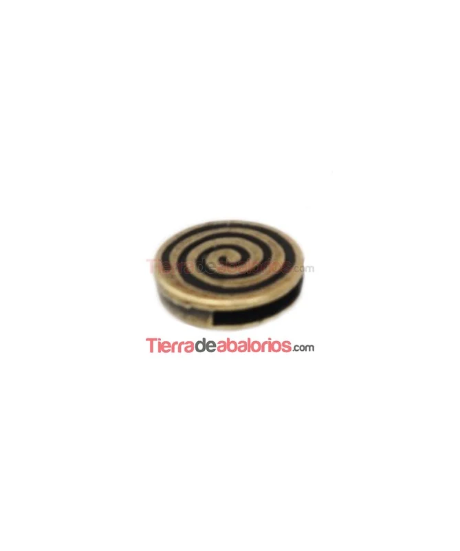 Pasador Infinito Redondo 18mm Agujero 13x3mm Oro Viejo