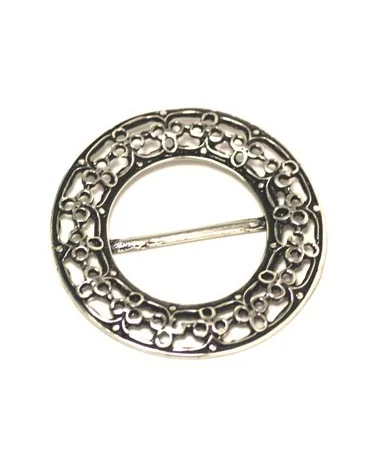Hebilla Aro 50mm, Plateada