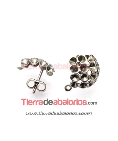 Pendiente (lleva 16 Chatones PP19 y 9 PP15), Plata Vieja Pendiente (lleva 16 Chatones PP19 y 9 PP15), Plata Vieja