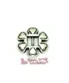 Pasador Flor18 mm Agujero 6x2mm, Plateado