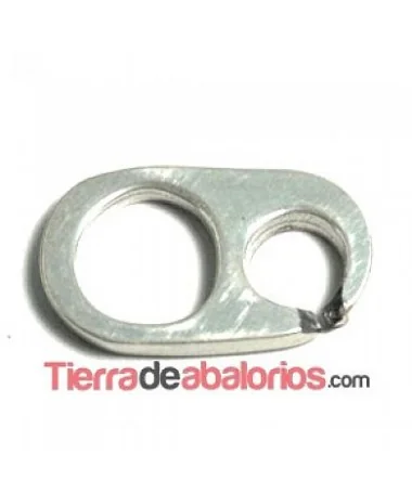 Cierre Abre-Lata 30x15mm, Plateado Cierre Abre-Lata 30x15mm, Plateado
