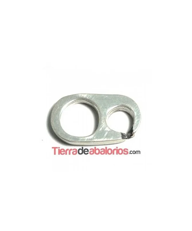 Cierre Abre-Lata 30x15mm, Plateado