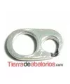 Cierre Abre-Lata 30x15mm, Plateado