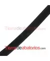 Caucho Plano 6x2mm, Negro