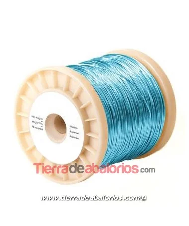 Hilo de Aluminio Moldeable 1,5mm,Turquesa (100 metros) Hilo de Aluminio Moldeable 1,5mm,Turquesa