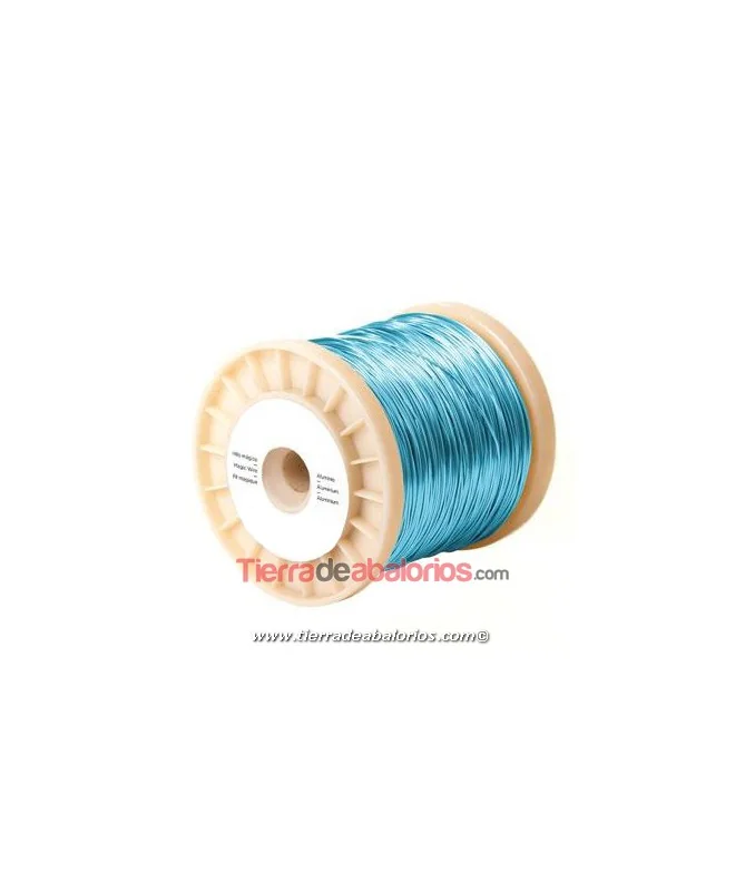 Hilo de Aluminio Moldeable 1,5mm,Turquesa Hilo de Aluminio Moldeable 1,5mm,Turquesa