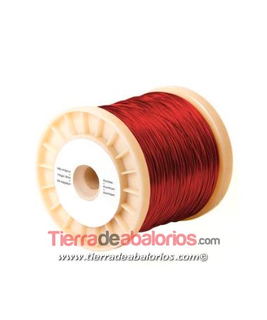 Hilo de Aluminio Moldeable 1,5mm, Rojo