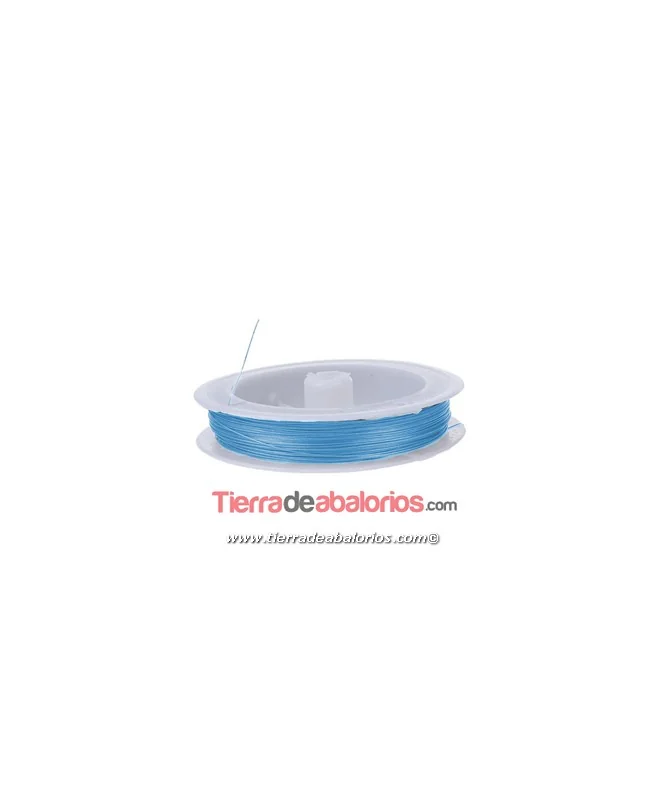 Hilo de Acero de 0,45mm, Turquesa (1 metro)