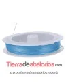 Hilo de Acero de 0,45mm, Turquesa (1 metro)